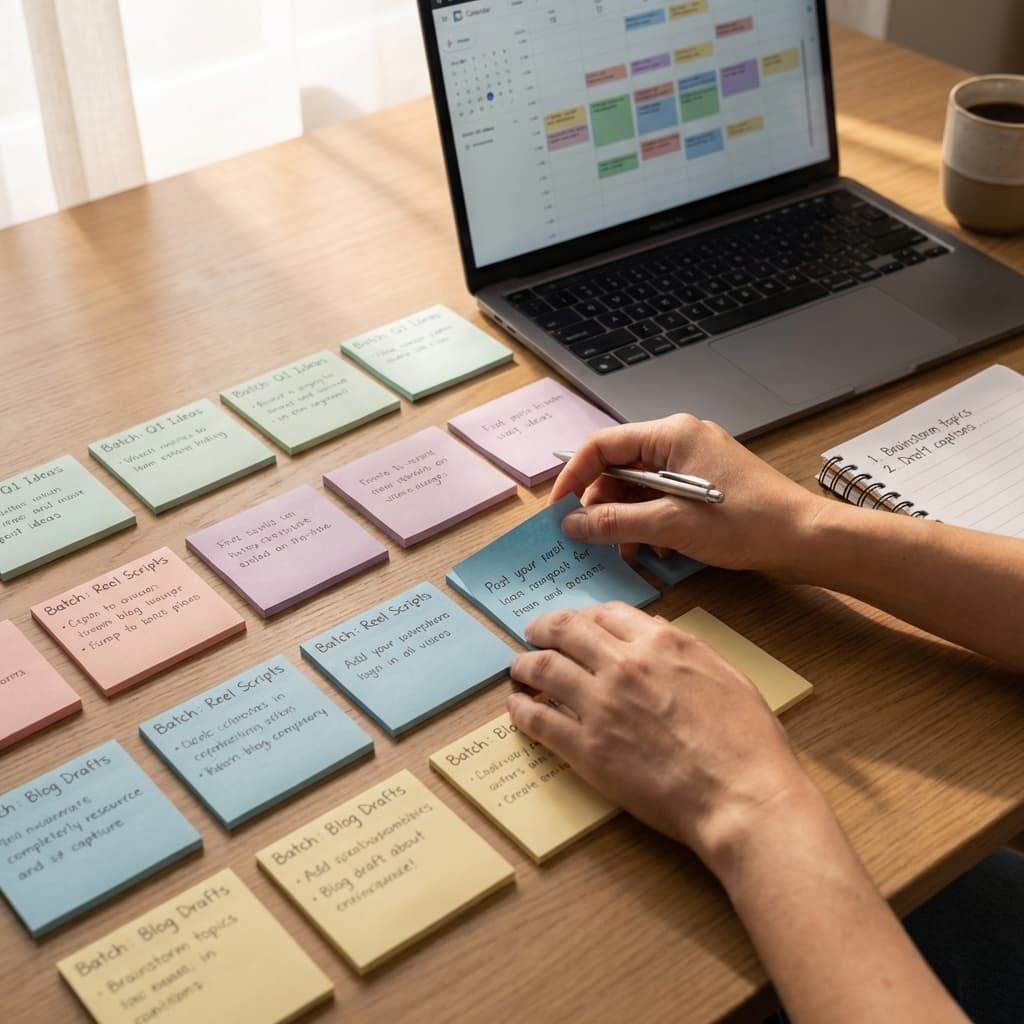 How to Batch-Create 30 Days of Content in 2 Hours